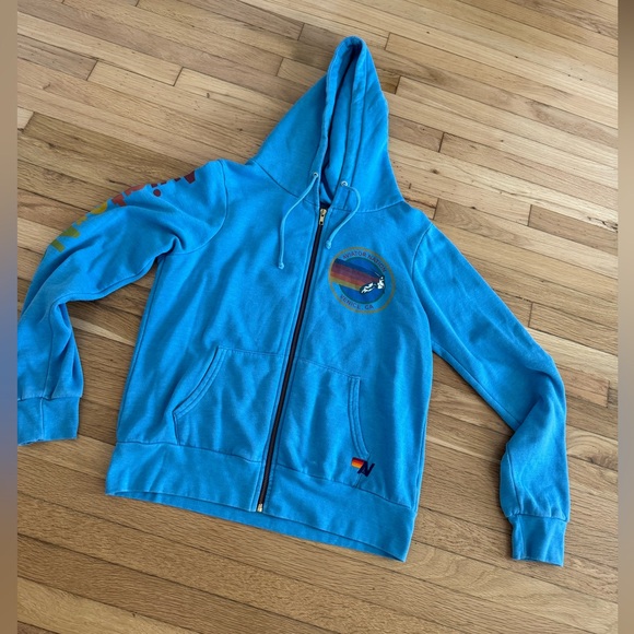Aviator Nation Tops - Aviator Nation Blue Zip Up Hoodie Sweatshirt Jacket Venice, CA